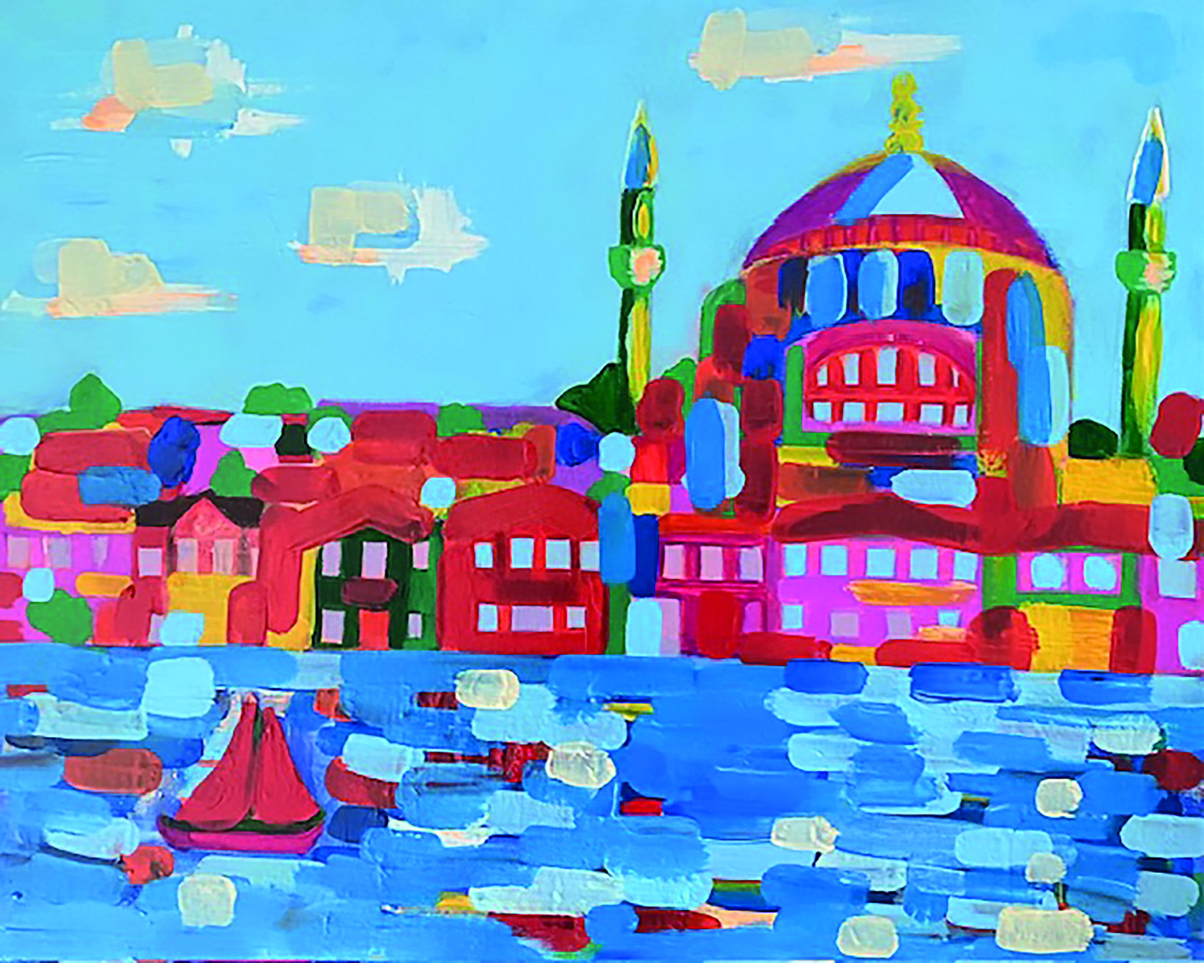 İstanbul, 26 sanatçının tuvalinde 